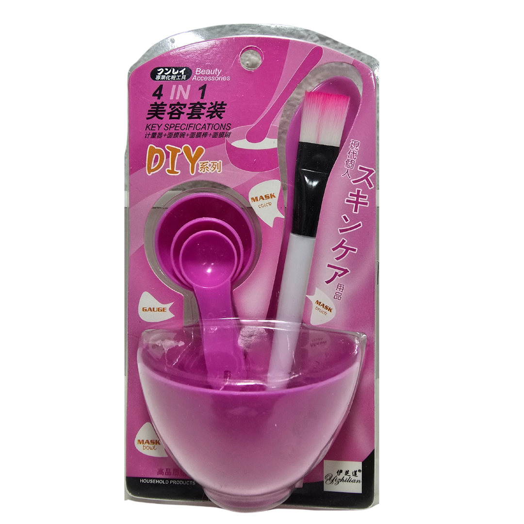 Kit Para Aplicar Mascarillas Facial.pocillo,cucharas, pincel.