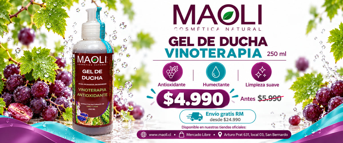 Promoción Gel de Ducha Vinoterapia Maoli