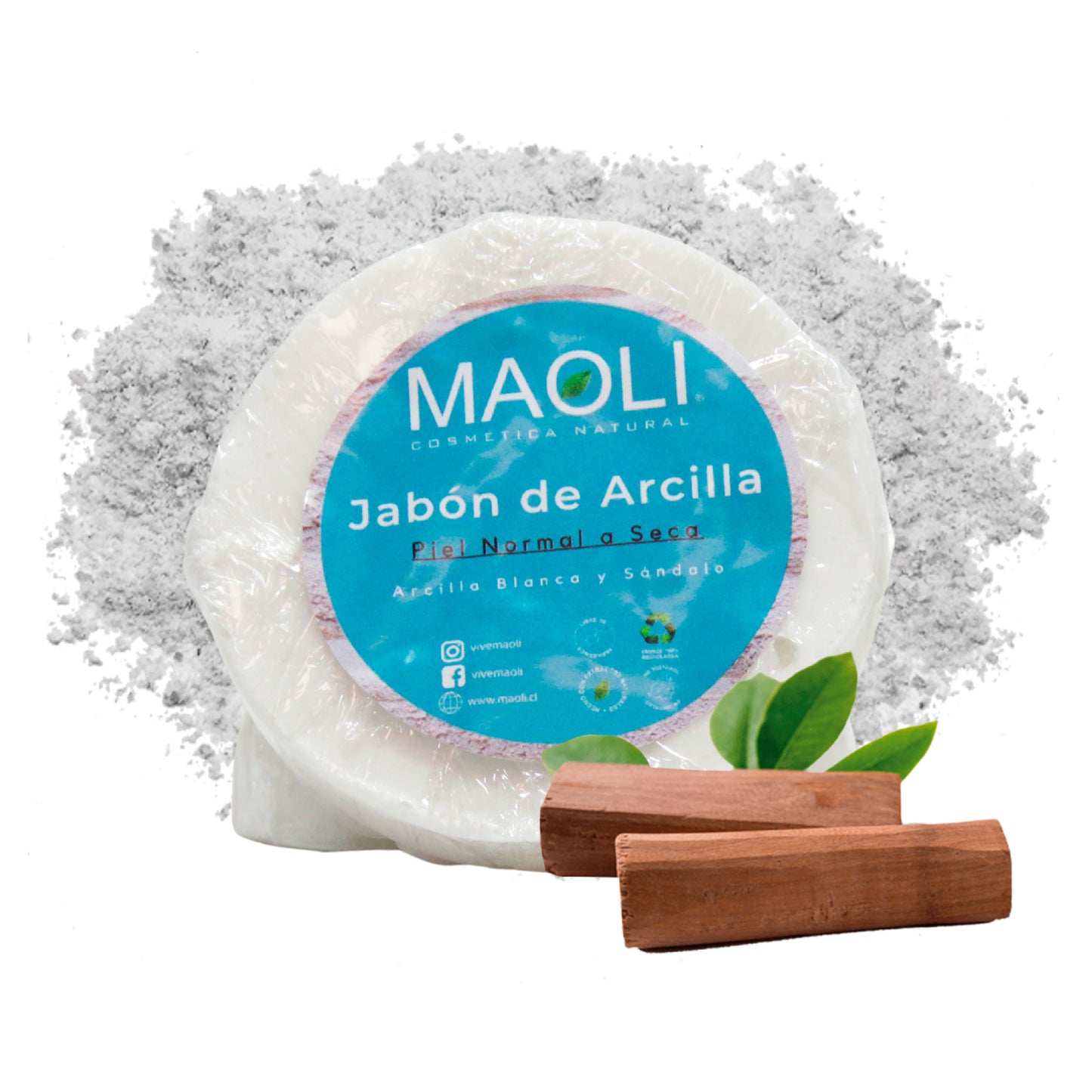 Jabón Arcilla Blanca 80 grs